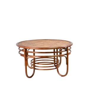 Coastal woven coffee table
