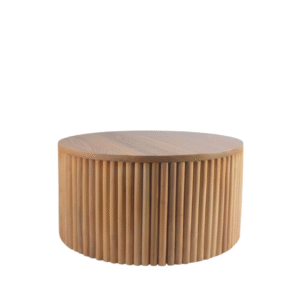 Fluted Round Coffee Table
