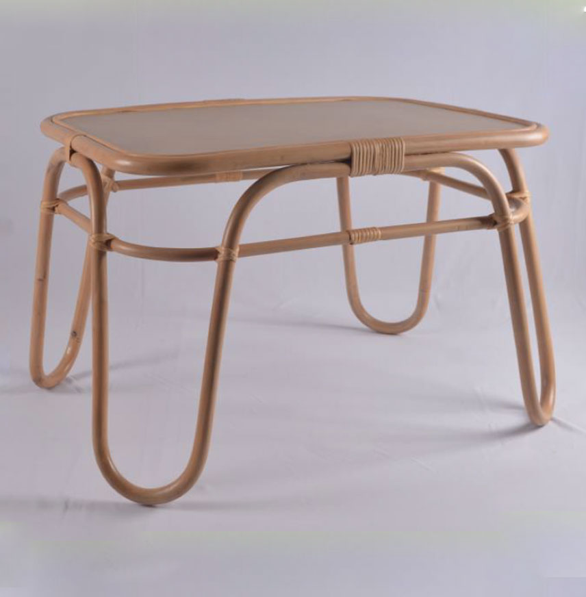 Geometric wicker table - Image 2