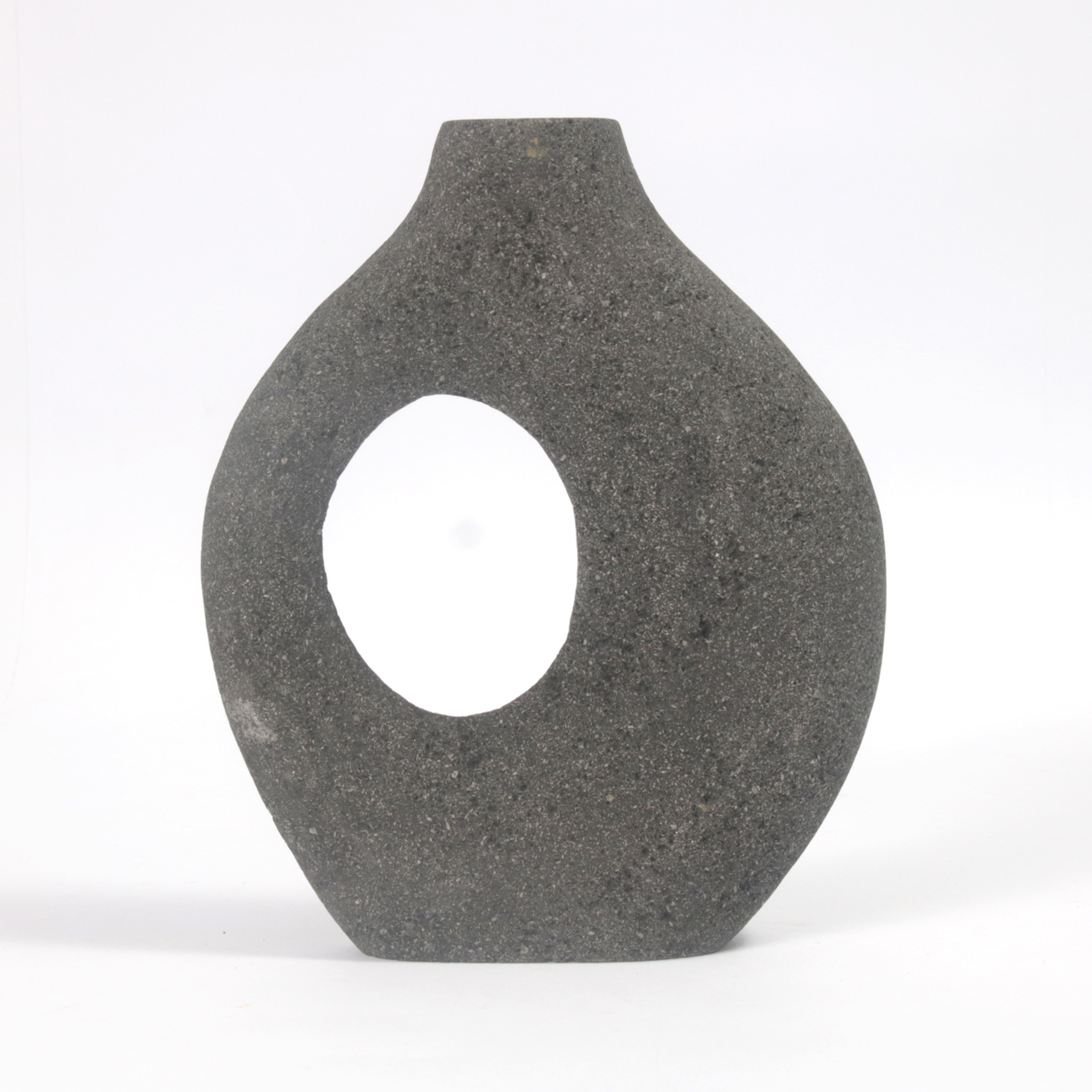 Candle Holder Wooden Stone