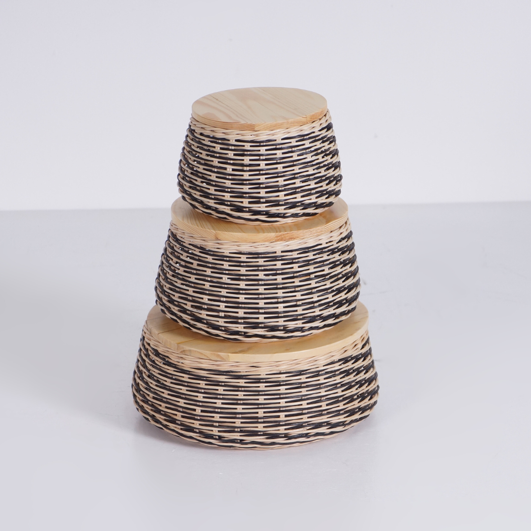 Lurik Canister Basket Small - Image 3