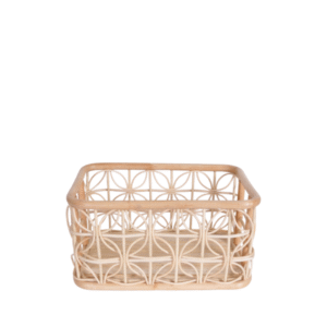 Kawung Recta Stacking Basket Large