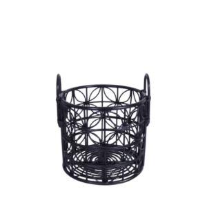 Kawung Round Basket Large