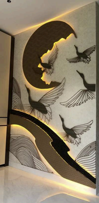 Hummingbird weaving art
