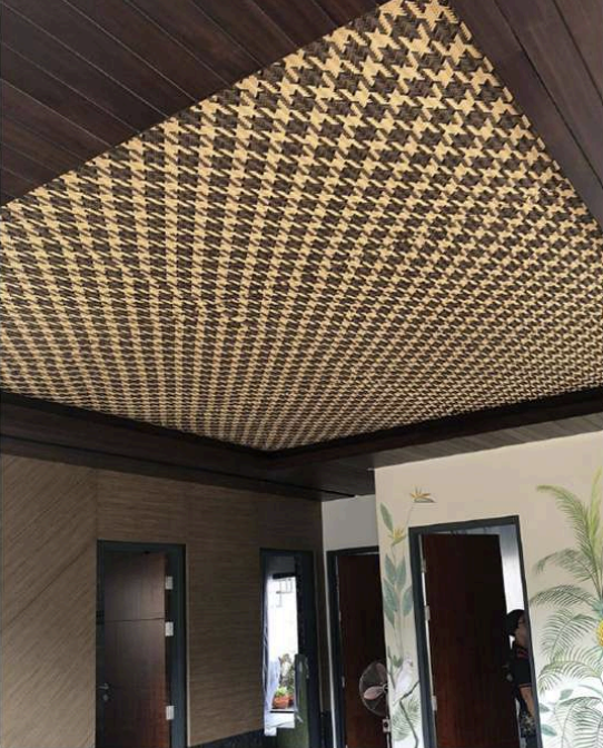 Villa Puncak ceiling pattern